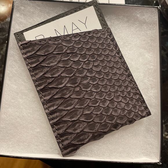 B. May Genuine python card case new in box - Picture 1 of 6